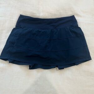 Navy Lululemon Pace Rival Skirt Size 4